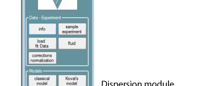 New in 2017: Dispersion / Tracer module